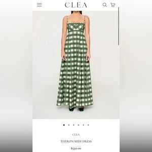 LOOKING FOR CLEA
Theron Midi Dress in Lucca Check